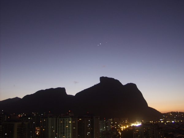 Nova observao de conjuno planetria - Barra da Tijuca, Rio de Janeiro