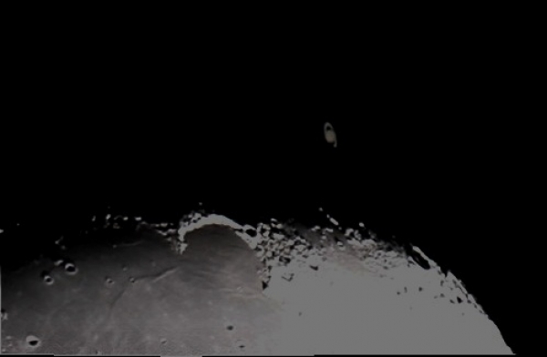Ocultao de Saturno pela Lua dia 08/07/2014.