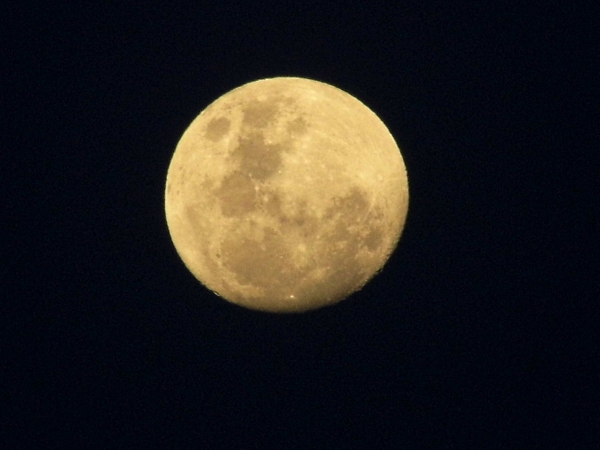 Lua Cheia 96% iluminada vspera de Natal