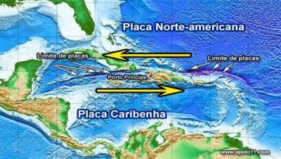 Terremoto Haiti - Placa tectnica caribenha