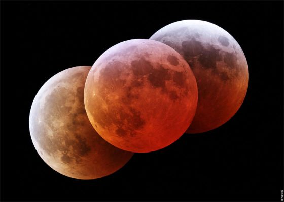 Fases de um eclipse lunar