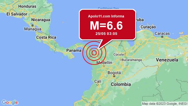 Forte terremoto atinge Panam, a 43 km de Puerto Obalda