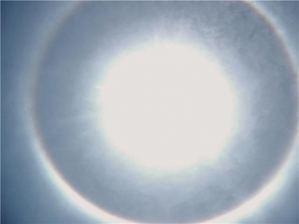 SOL COM ARCOIRIS (Halo Solar)