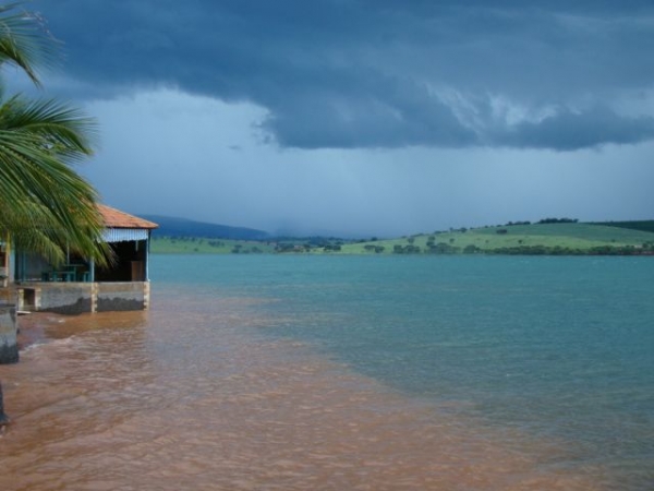 Forte tempestade em Guapé-MG