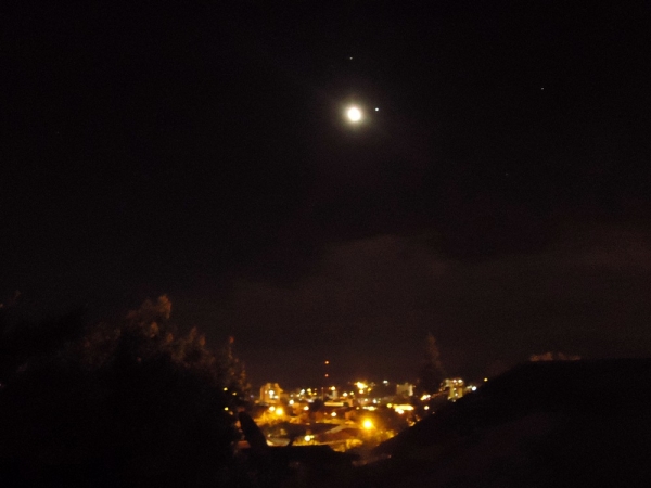 Lua e Júpter em Taquara/RS