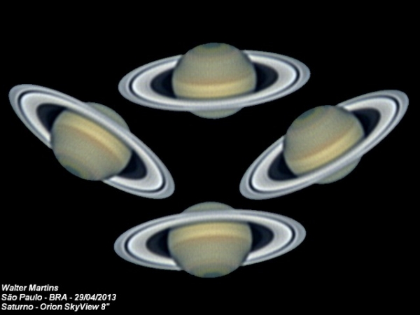 Saturno dia 29 de Abril