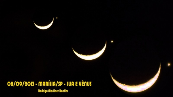 Lua e Vênus - Marília/SP - 08/09/13