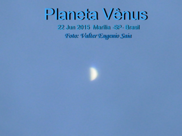 Planeta Vnus visto de Marlia -SP- Brasil