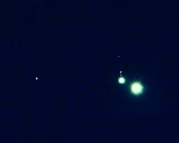 Conjunção Júpiter e Vênus