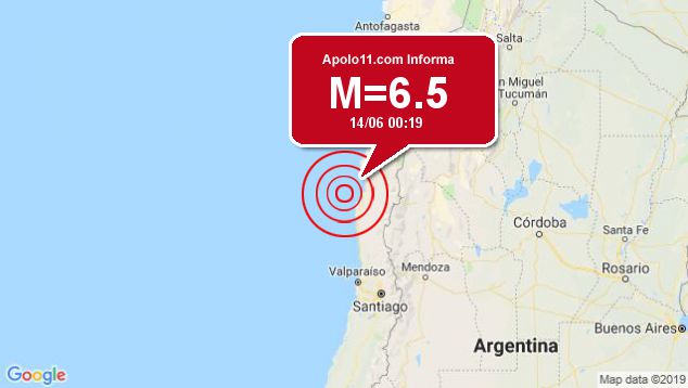 Forte terremoto atinge Chile, a 79 km de Coquimbo