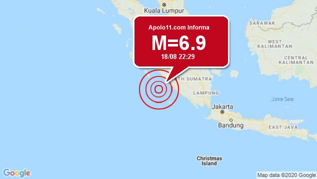 Forte terremoto sacode Indonsia, a 128 km de Bengkulu