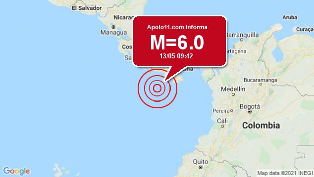 Forte terremoto atinge Panam, a 151 km de Punta de Burica