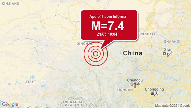 Forte terremoto atinge sul de Qinghai, China