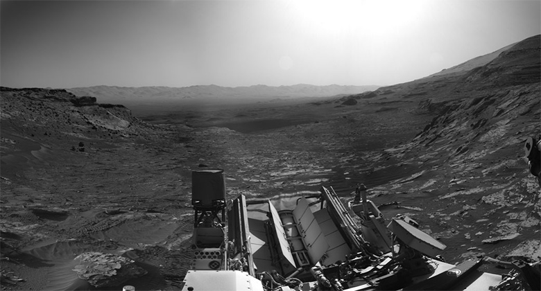 Cena registrada pelo rob Curiosity, em 16 de novembro de 2021.
