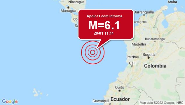 Forte terremoto atinge Panam, a 282 km de Arenas