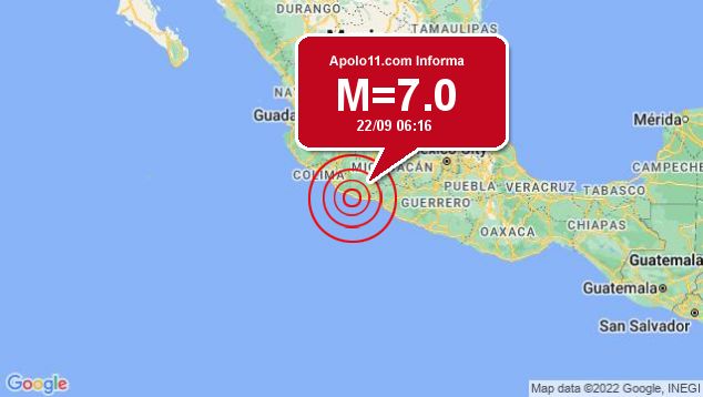 Forte terremoto atinge Mxico, a 39 km de Aguililla