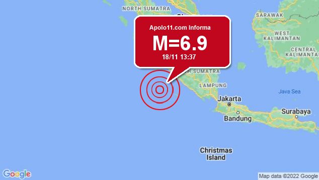 Forte terremoto atinge Indonsia, a 212 km de Bengkulu