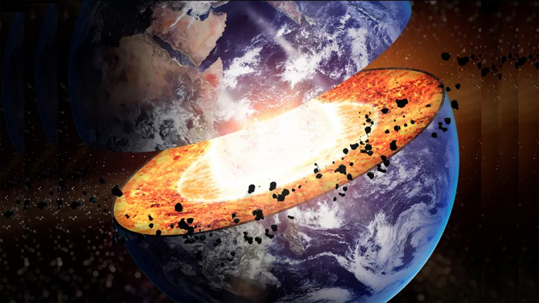 Pesquisadores acreditam que at 1 bilho de toneladas de gs primordial estejam armazenadas no ncleo da Terra. Crdito da Imagem: Shutterstock.