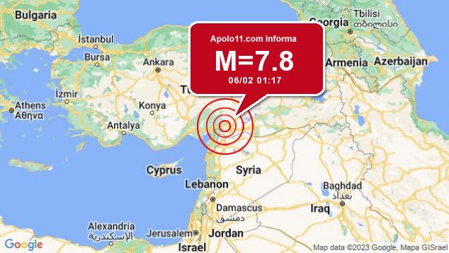 Forte terremoto sacode Turquia, a 23 km de Nurdağı