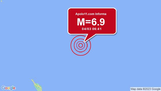 Forte terremoto atinge Ilhas Kermadek, Nova Zelndia