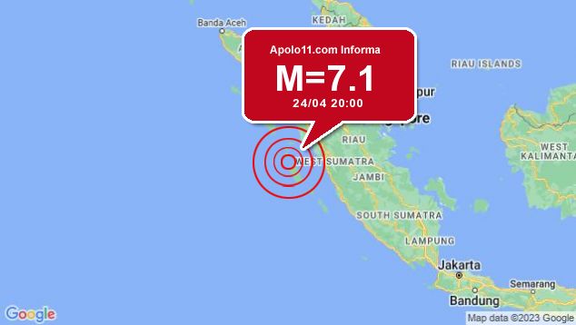 Forte terremoto sacode Indonsia, a 170 km de Teluk Dalam