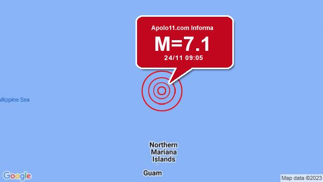 Forte terremoto atinge Ilhas Marianas