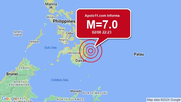 Forte terremoto atinge Filipinas, a 74 km de Barcelona