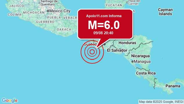 Forte terremoto atinge Guatemala, a 102 km de Champerico