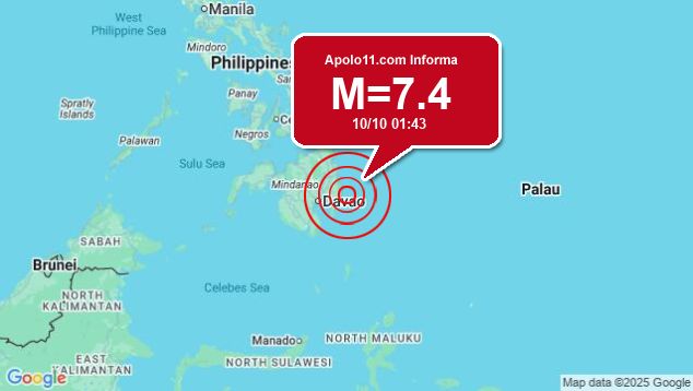Forte terremoto atinge Filipinas, a 20 km de Santiago